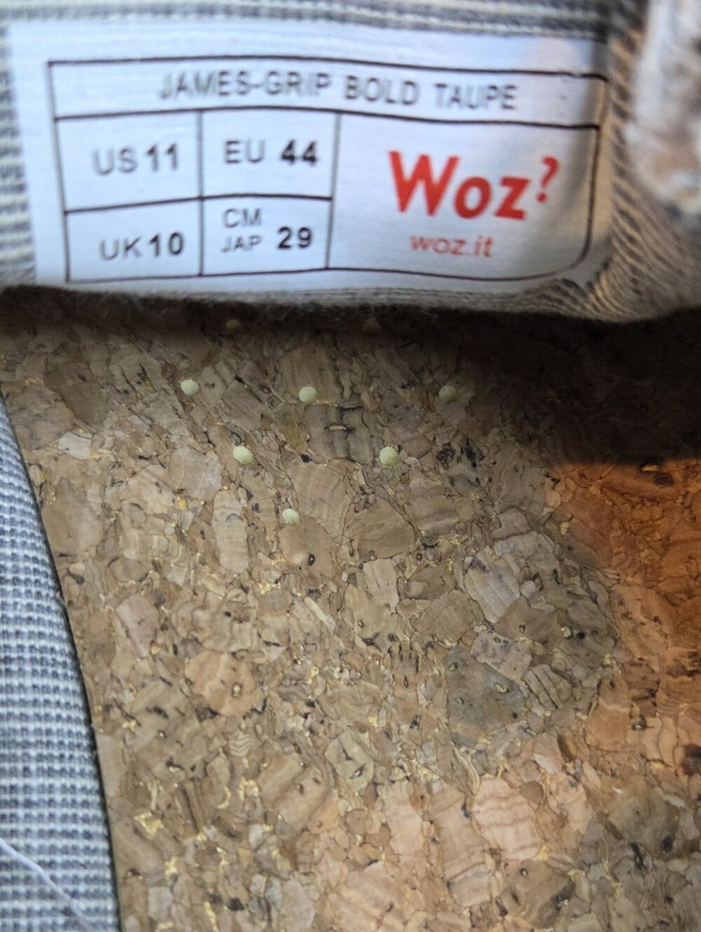 Woz James Bold Taupe Men’s Boat Shoes - Picture 12 of 14